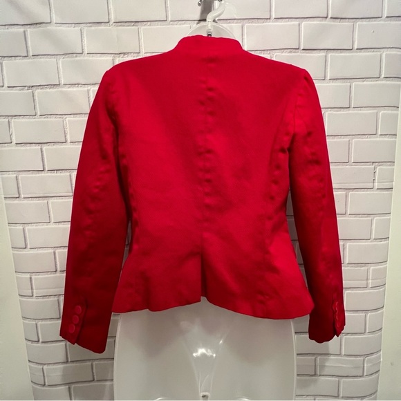 CYNTHIA ROWLEY women red blazer/size S - Picture 7 of 10